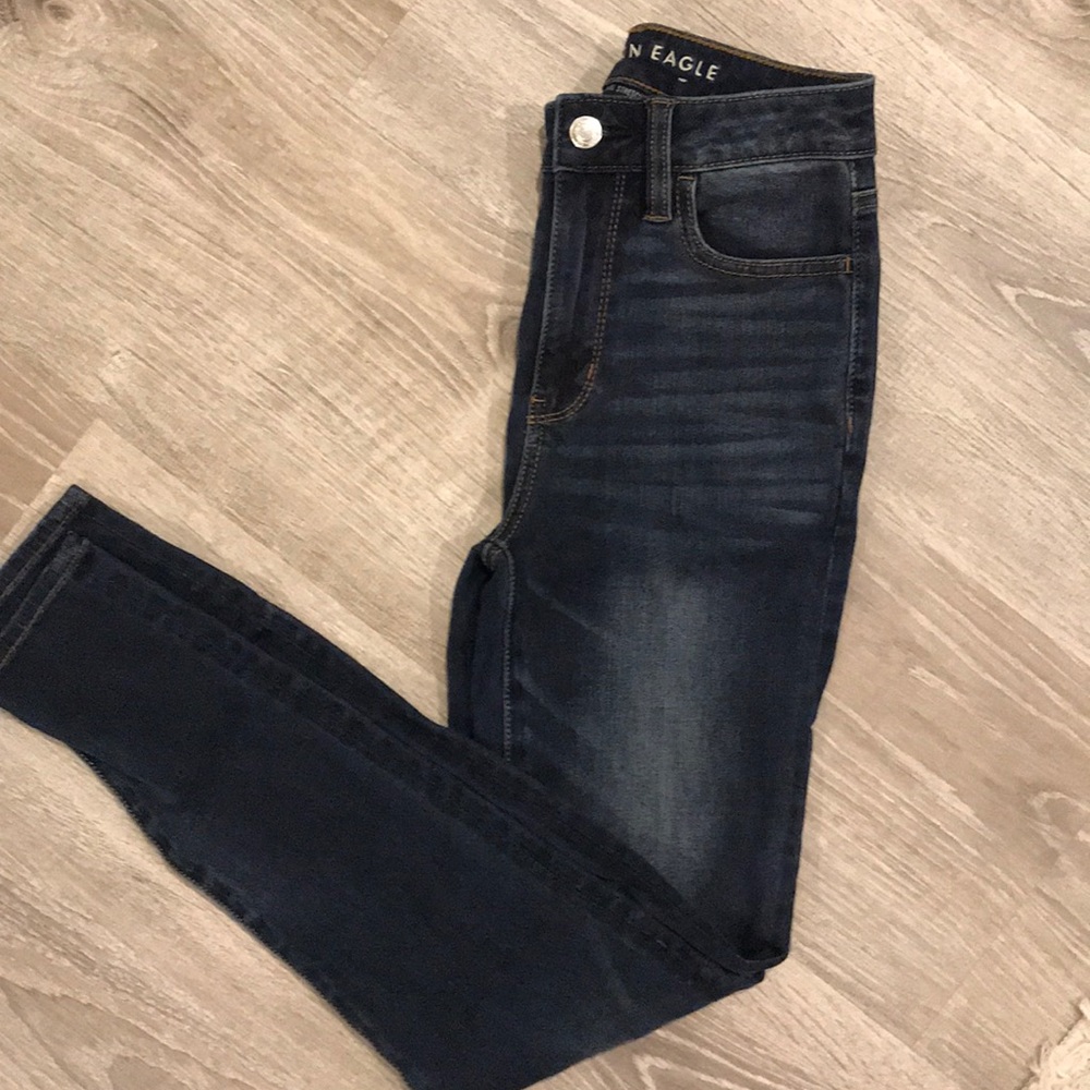 Dark blue skinny jeans